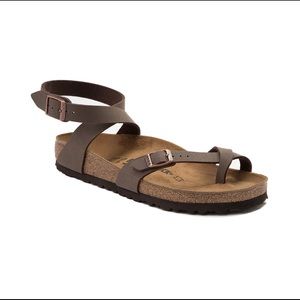 birkenstock mocha yara sandals